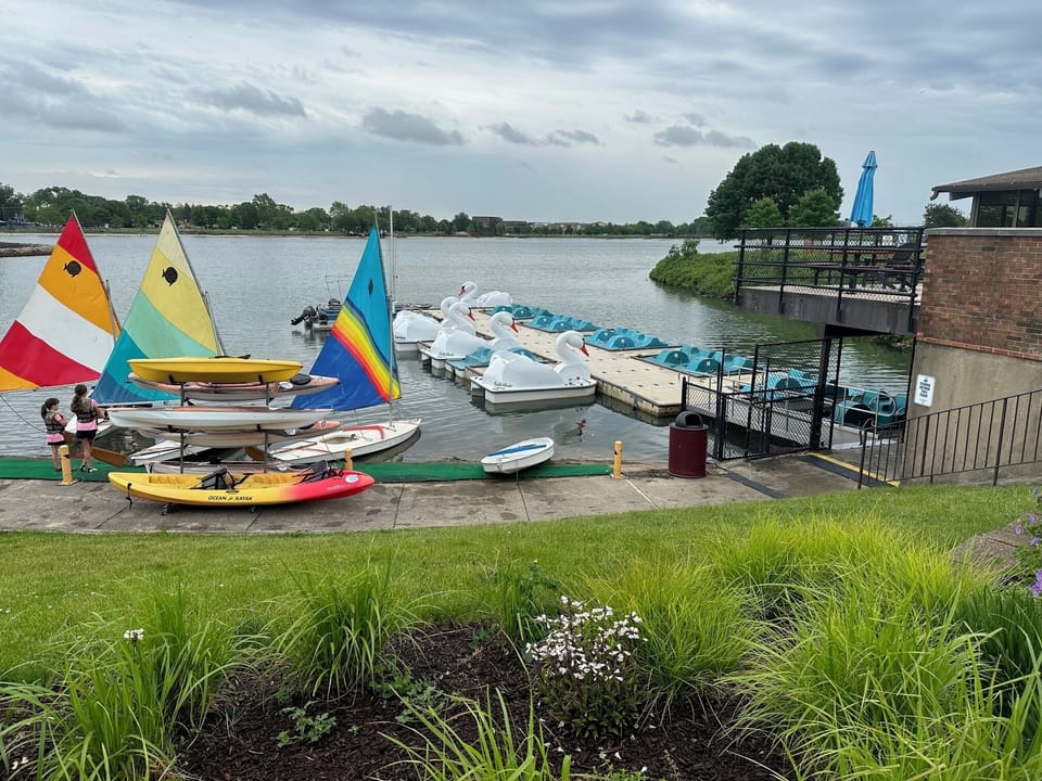 Boat rental across the street