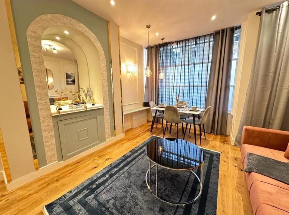 This photo represents the living room of the flat. 