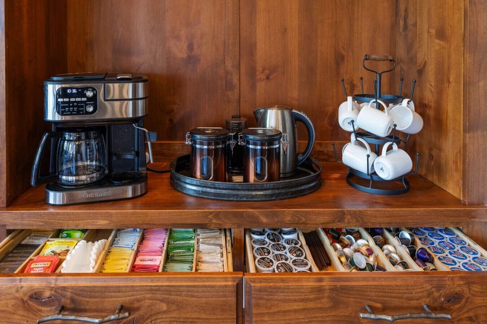 We take our coffee, tea and hot chocolate very seriously! Enjoy all types of options with our coffee bar!