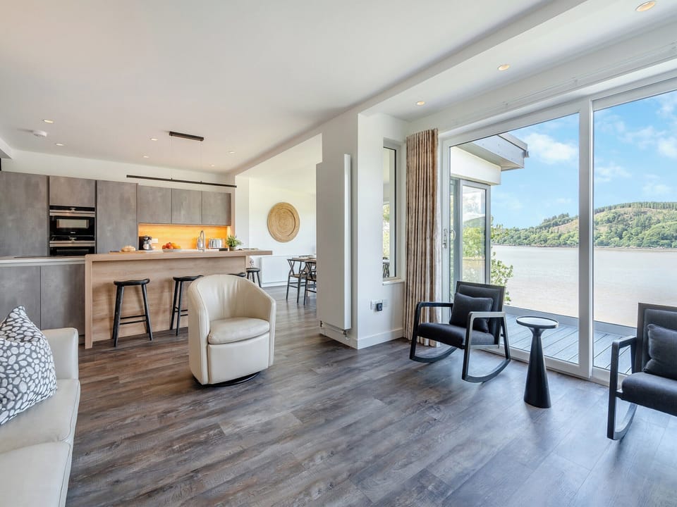 Open plan living space | Berkeley, Kippford, near Dalbeattie