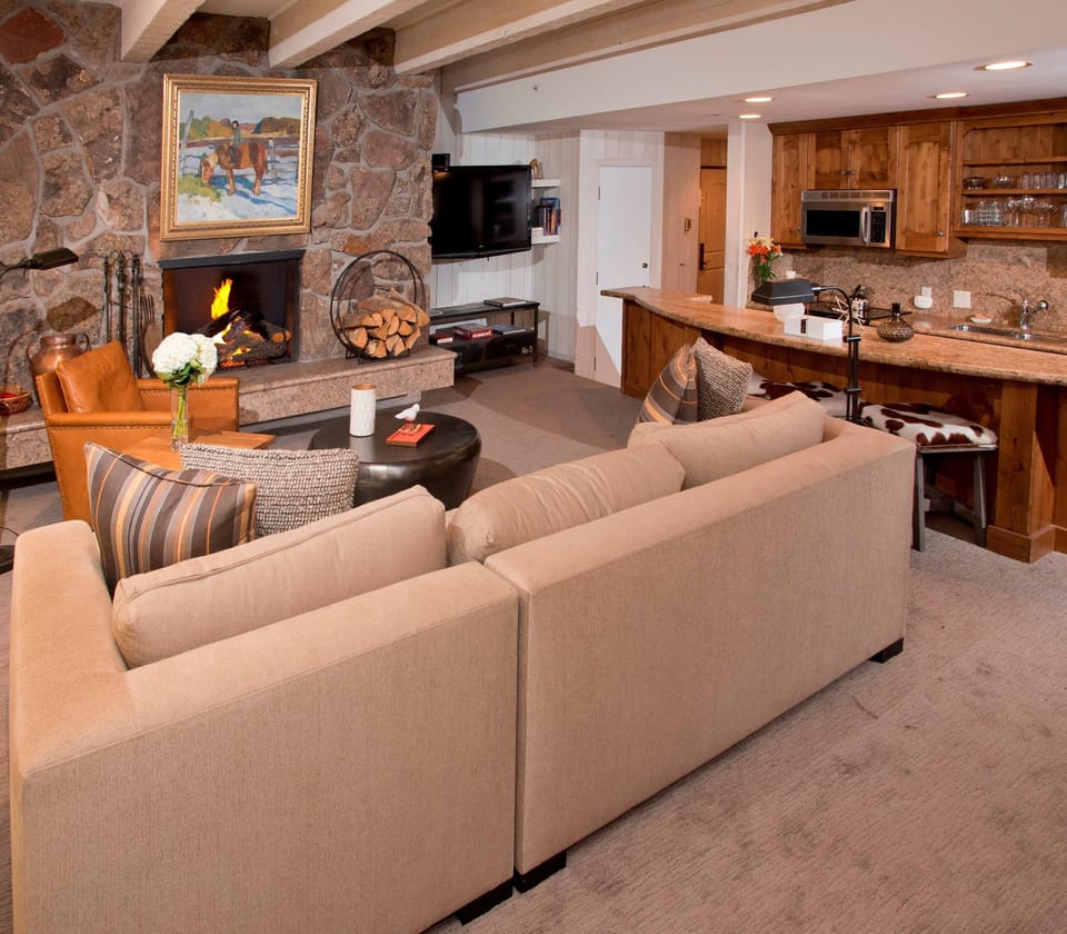 Relax in the comfortable living area!