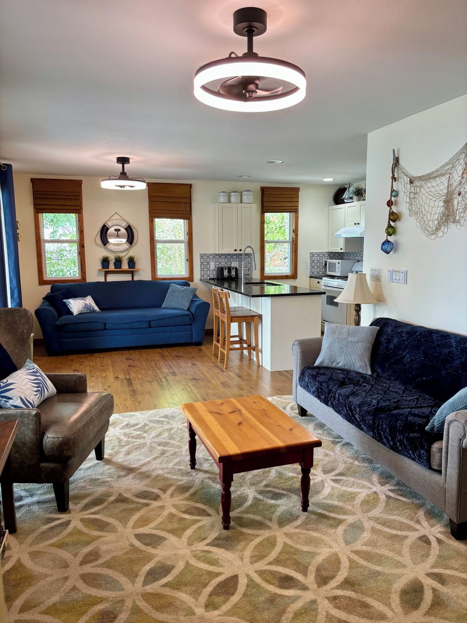 Open design kitchen and livingroom