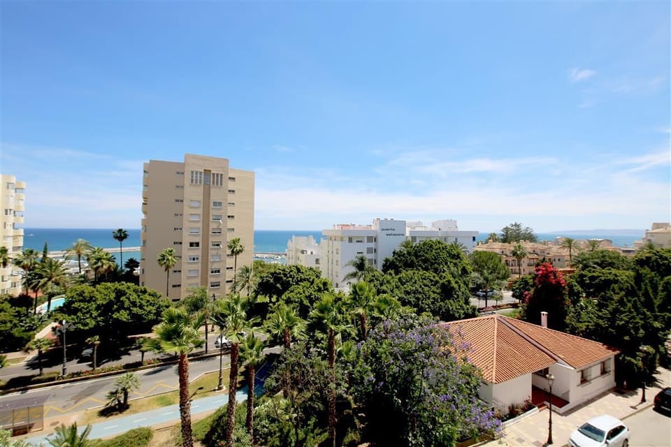 Beautiful sea views from the terrace of this apartment