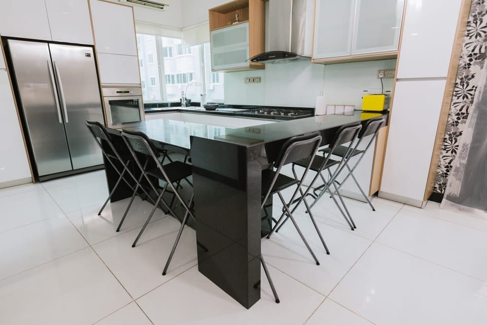 A kitchen & dining.