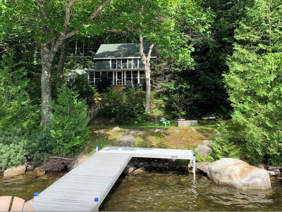 cottage from the dock