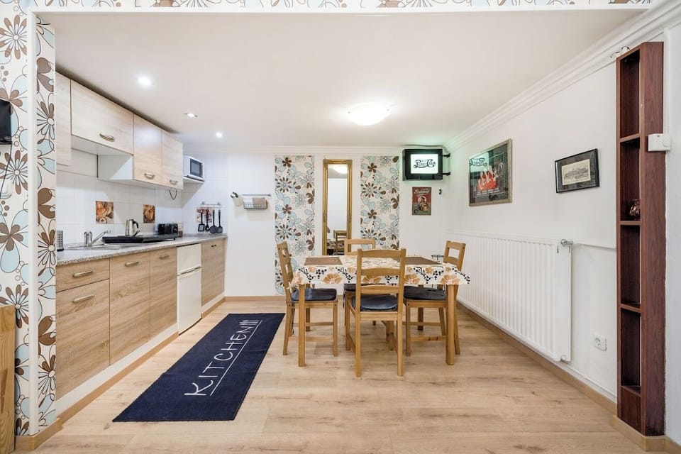 Kitchen area.