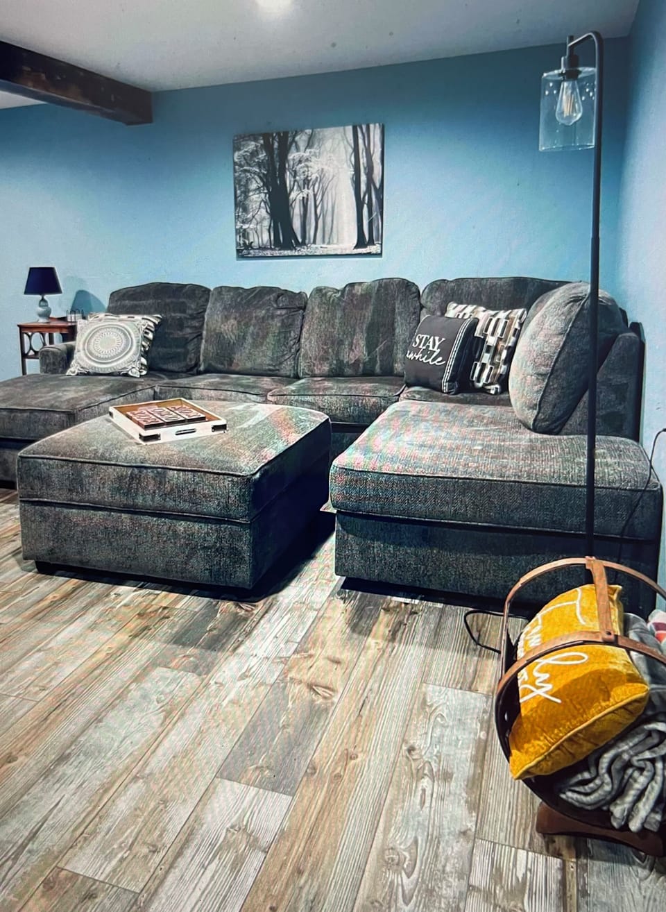relax or sleep on this giant couch