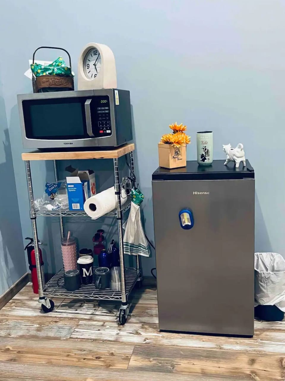 part of the kitchenette