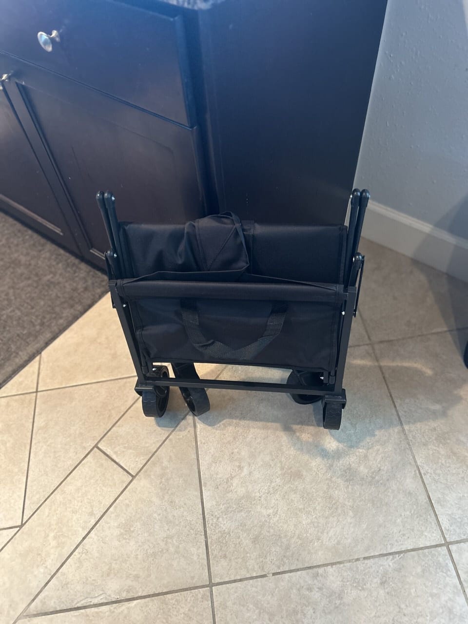Beach Buggy - This opens up to full size with a handle to easily pull.