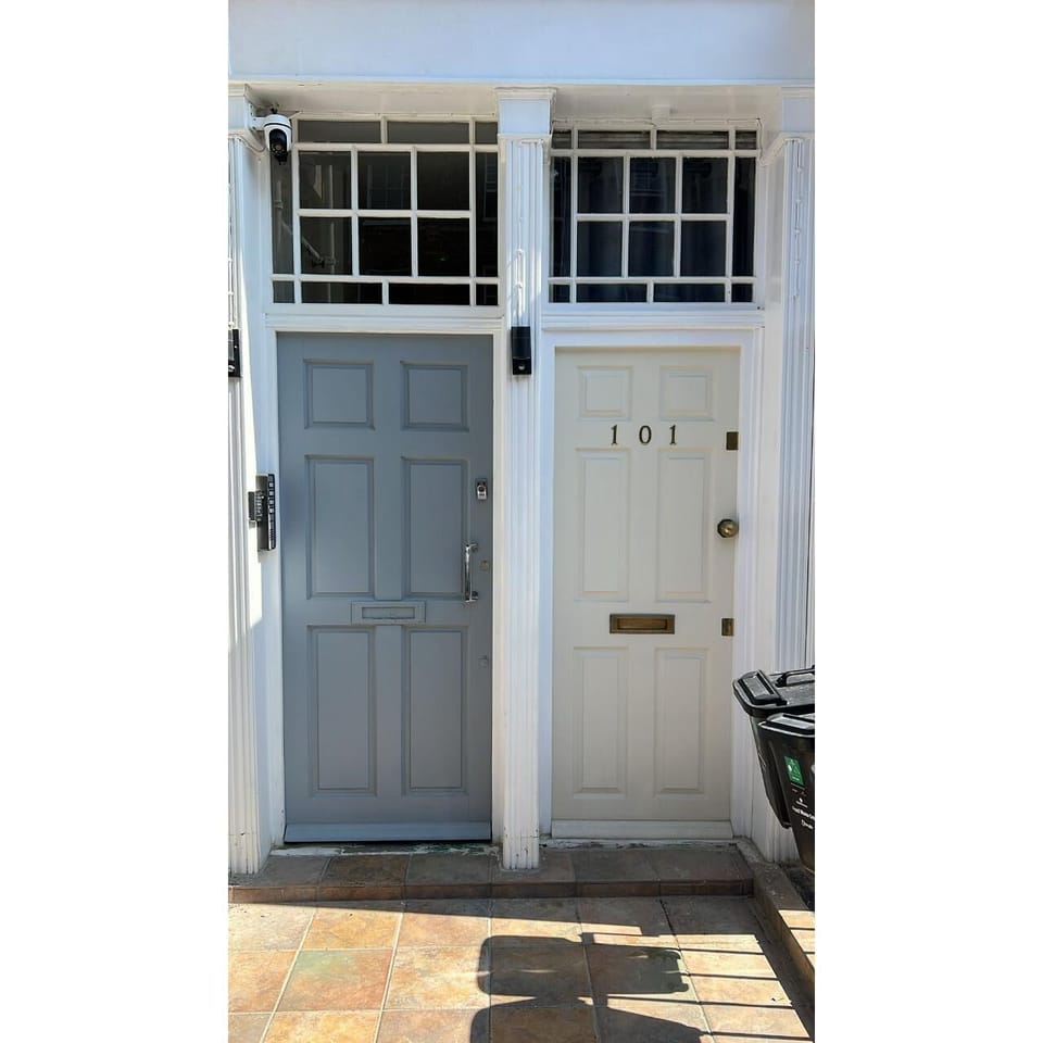 This photo represents the front of the building. 