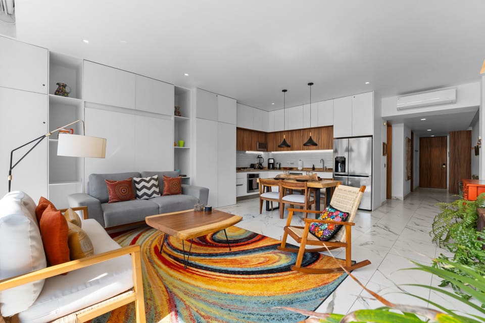 Living Room & Kitchen