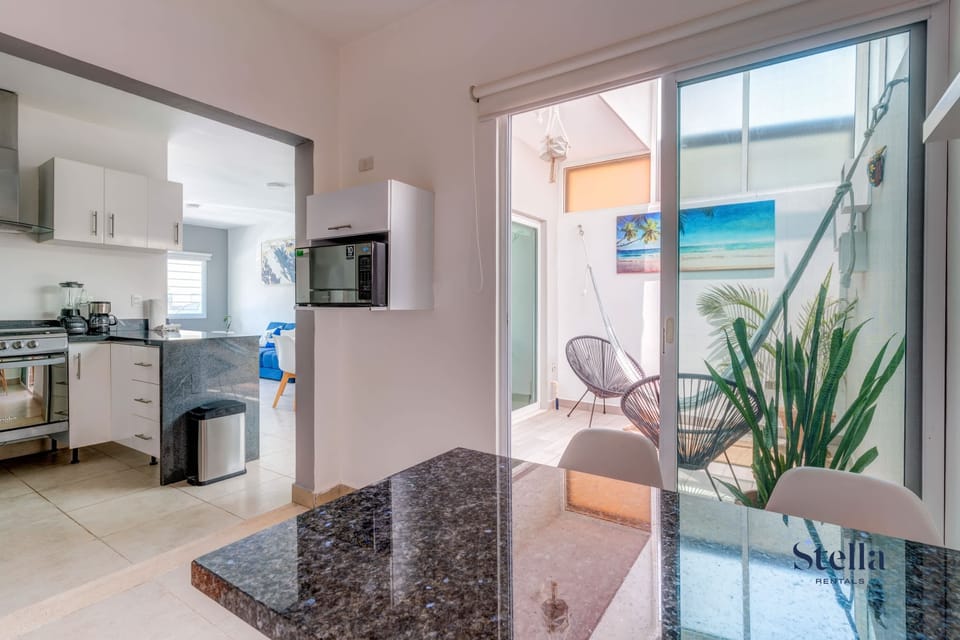 There's lots of natural light throughout the home
