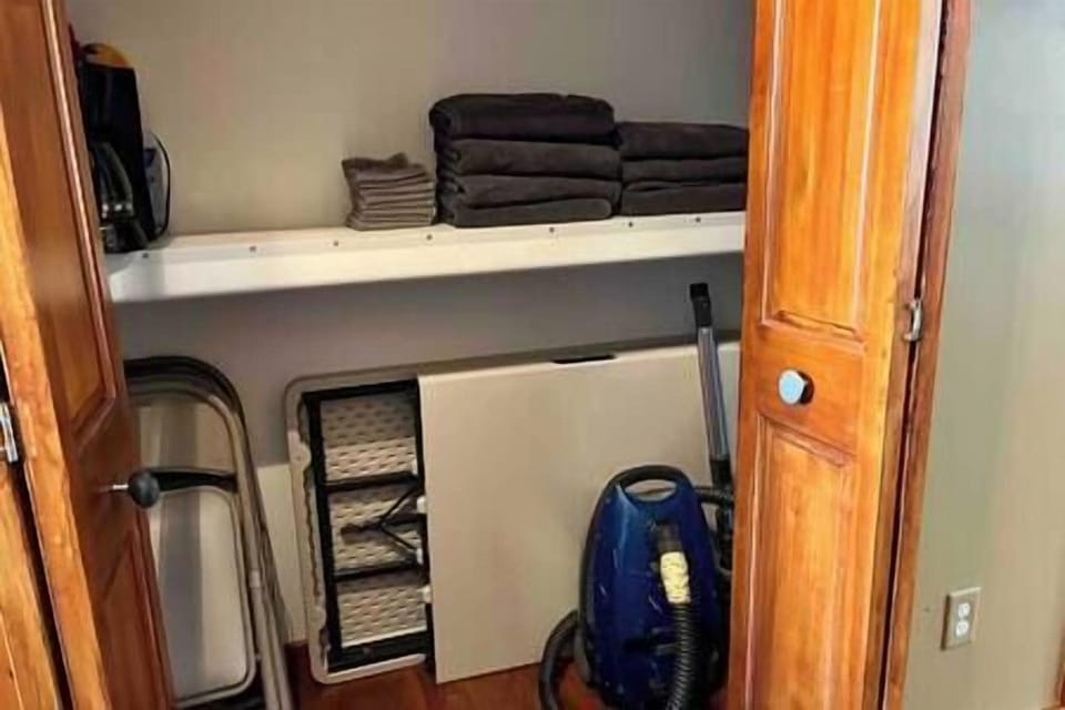 Main floor closet.