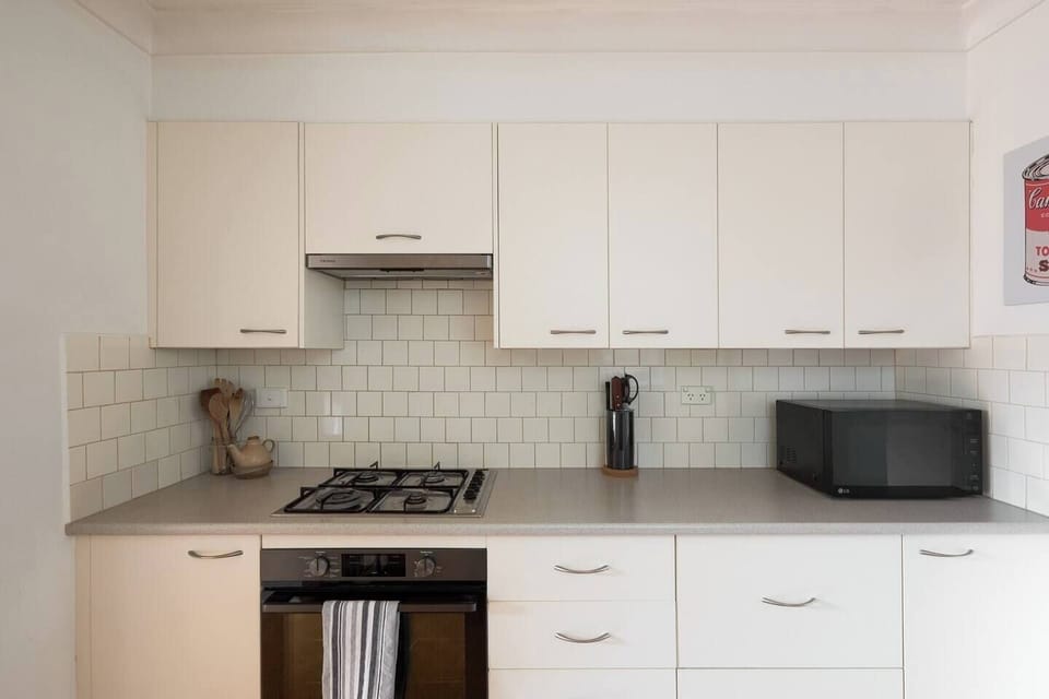 The kitchen comes fully equipped for your holiday catering with modern appliances and cooking utensils.
