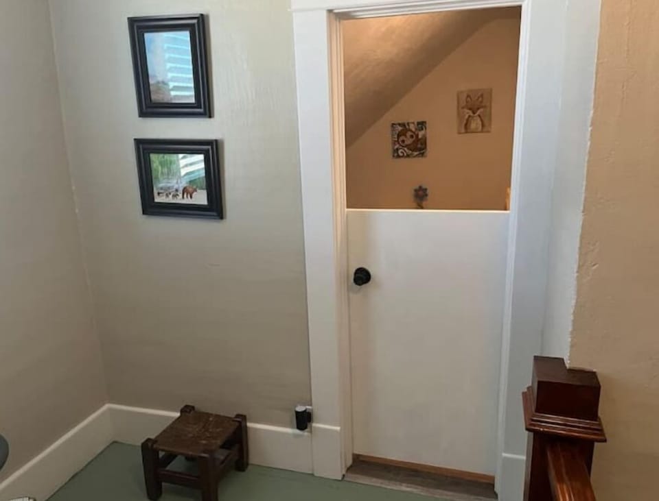 Playroom entrance right off sitting room