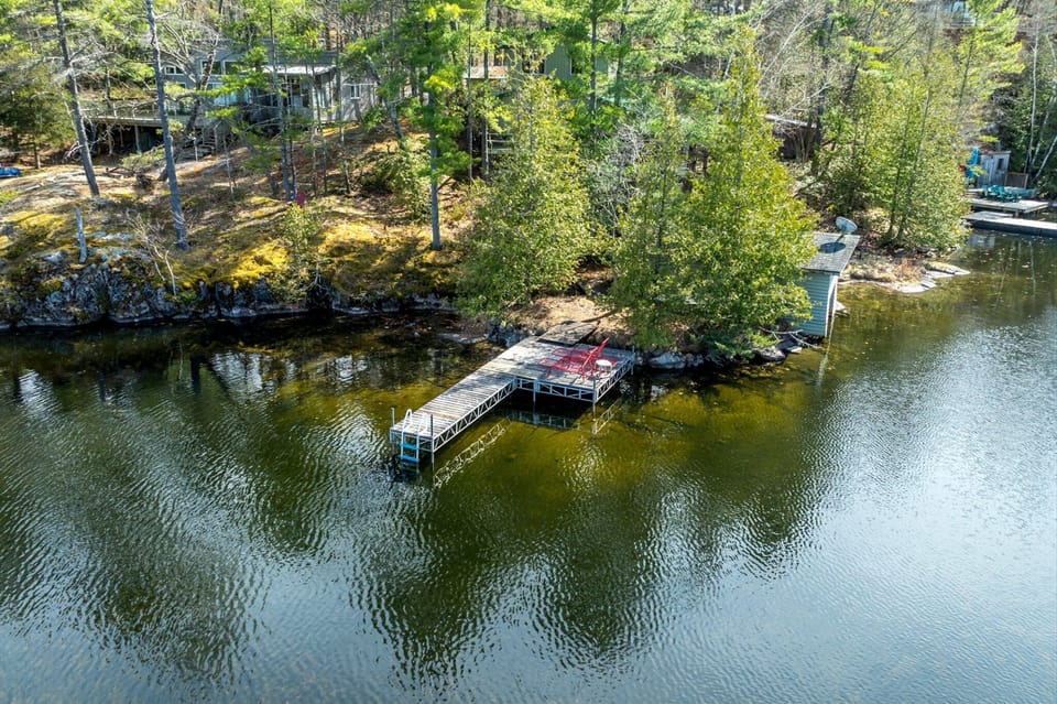 aerial view of property