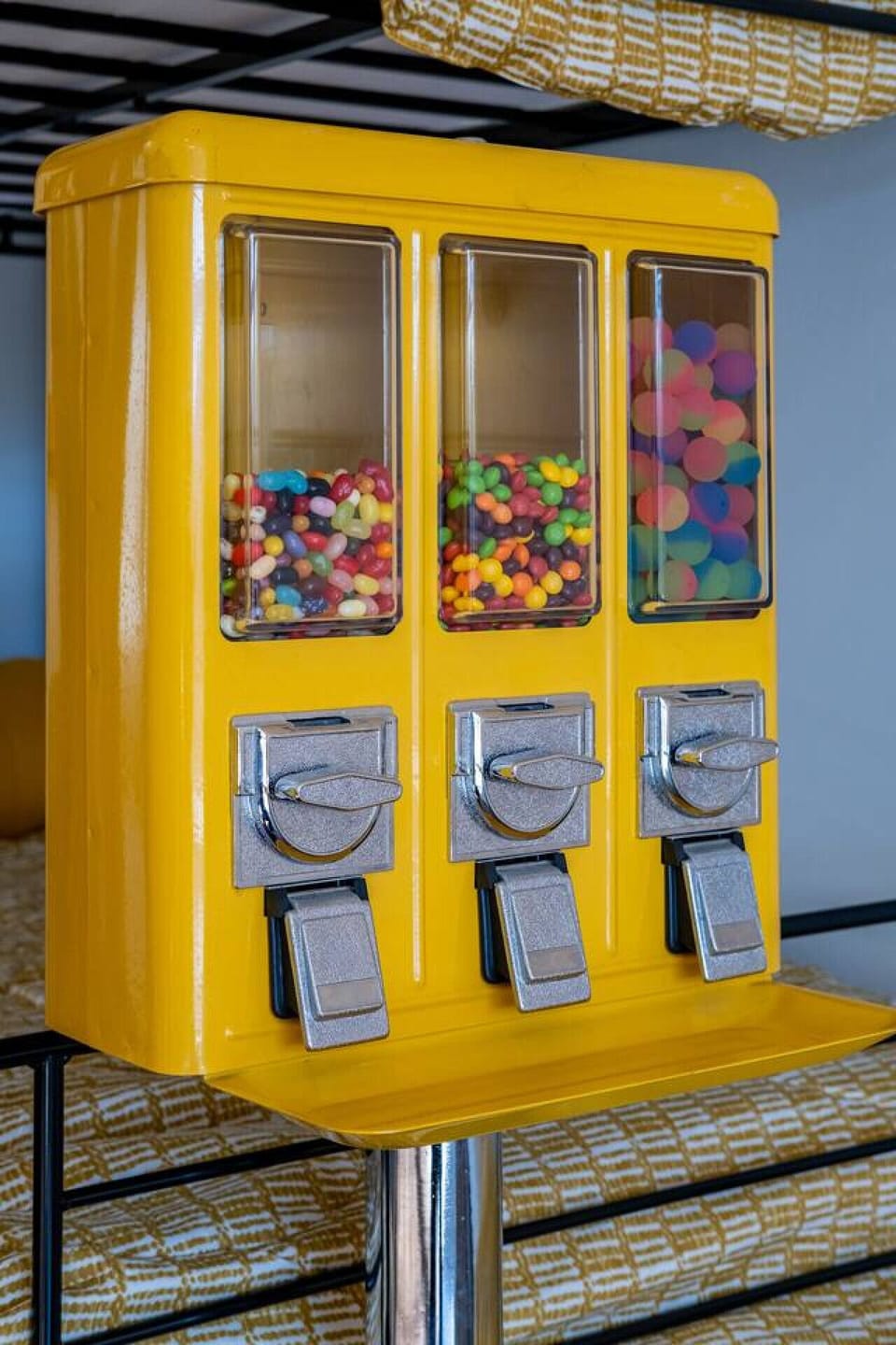 Vending machine in the bunk room.