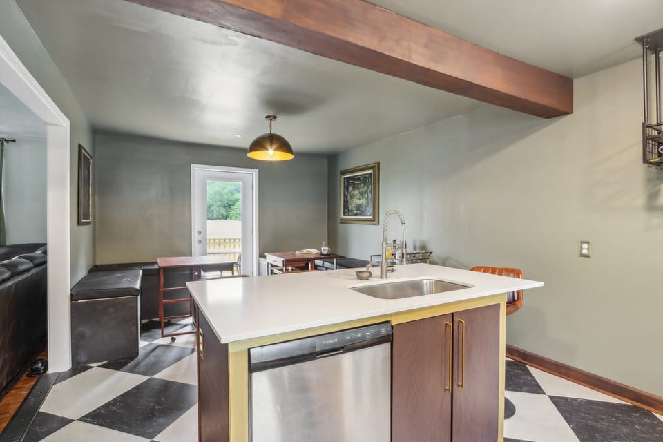 Another view of the kitchen brightened up for you!