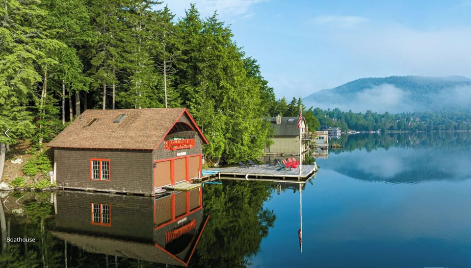boathouse and dock