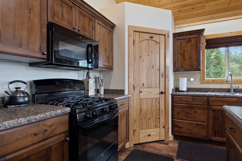 Fully stocked kitchen