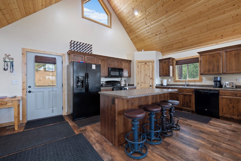 Fully stocked kitchen