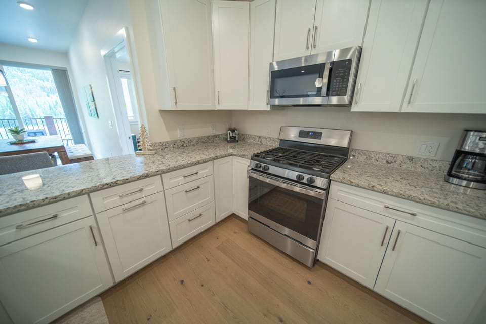 Fully equipped kitchen with plenty of counter space