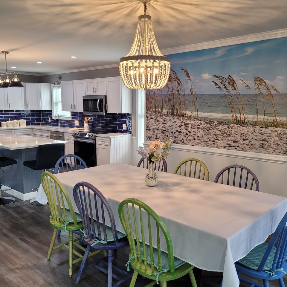 Dining Area with Chairs for 8