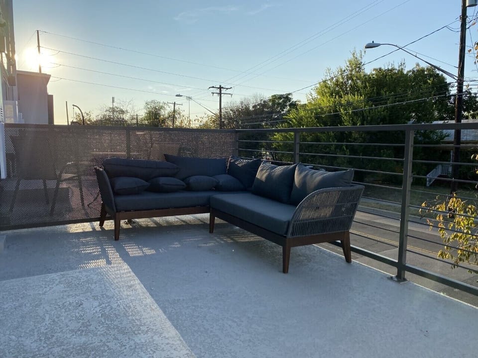 Exterior Patio to enjoy the Sunsets