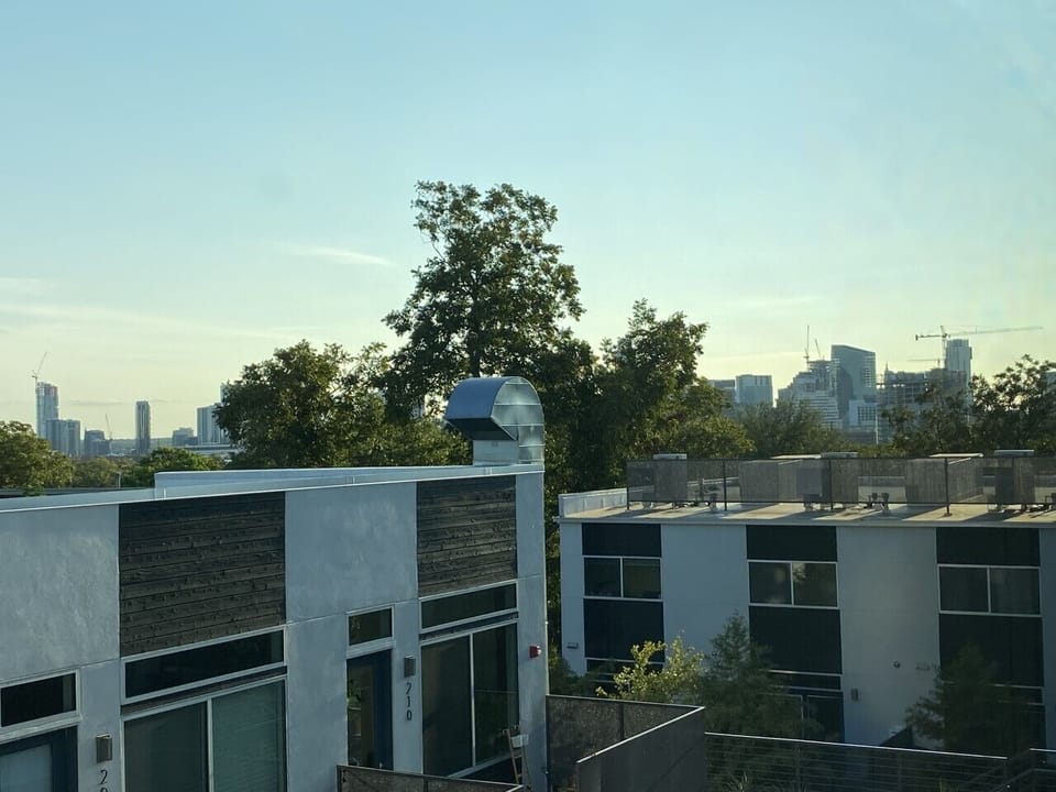 Partial view of Downtown from Main Bedroom