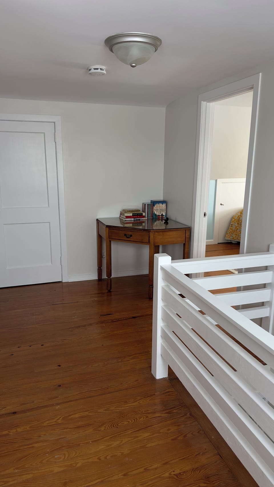 work space on second floor landing area 