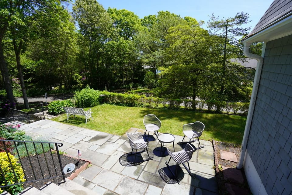 Relax on the front patio.