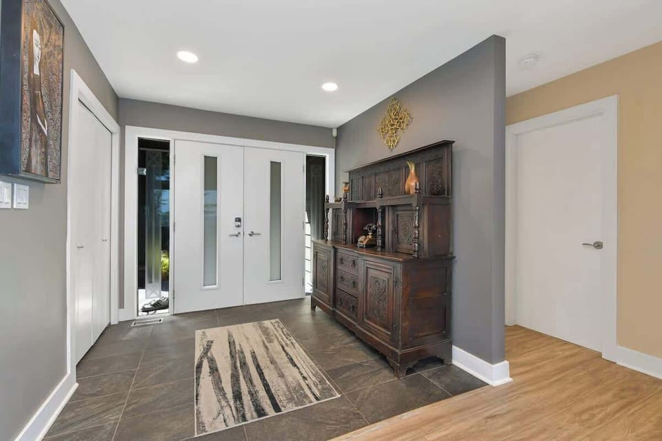 Main level entrance foyer.