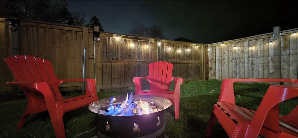 Backyard firepit