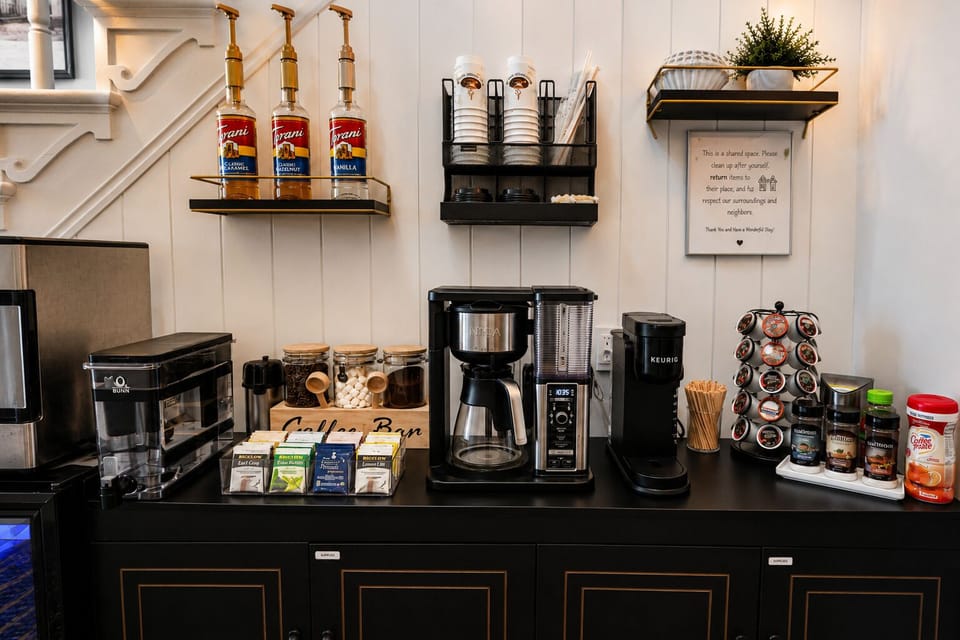 An exotic coffee bar!