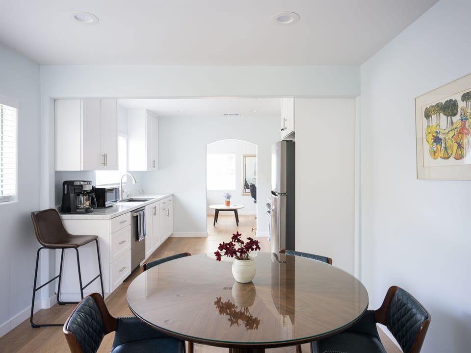Open style living space makes for hanging out with the group 