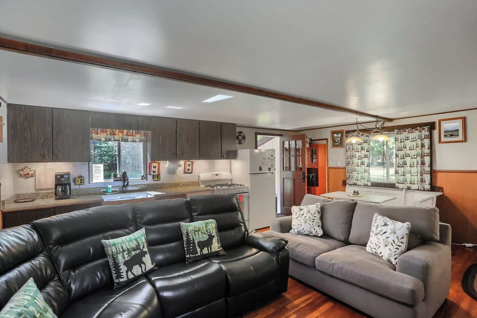 Open concept living space  