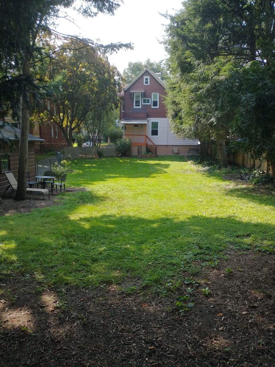 View of rental space from back yard.