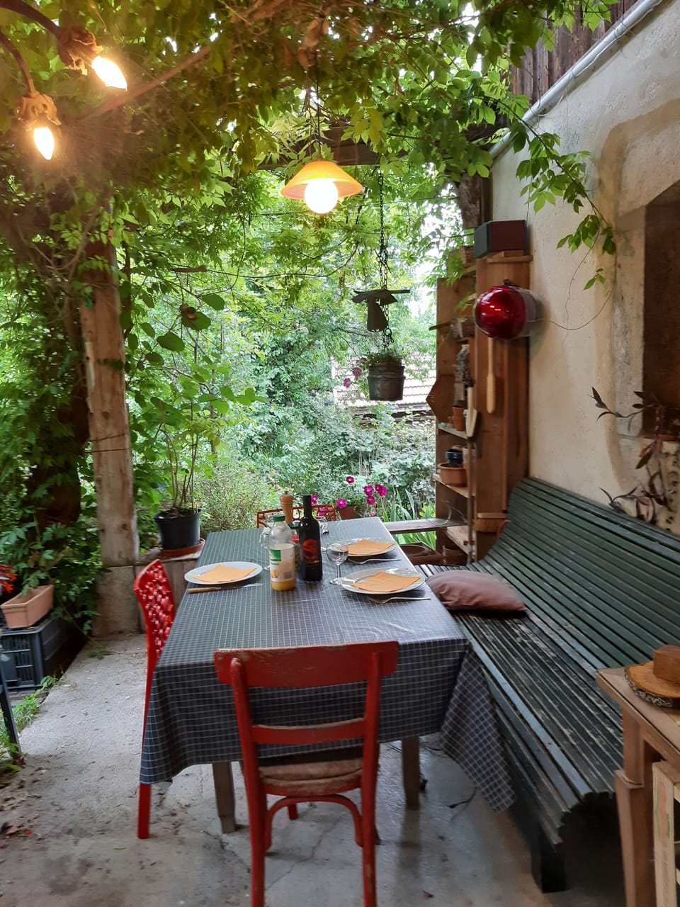 Outdoor dining