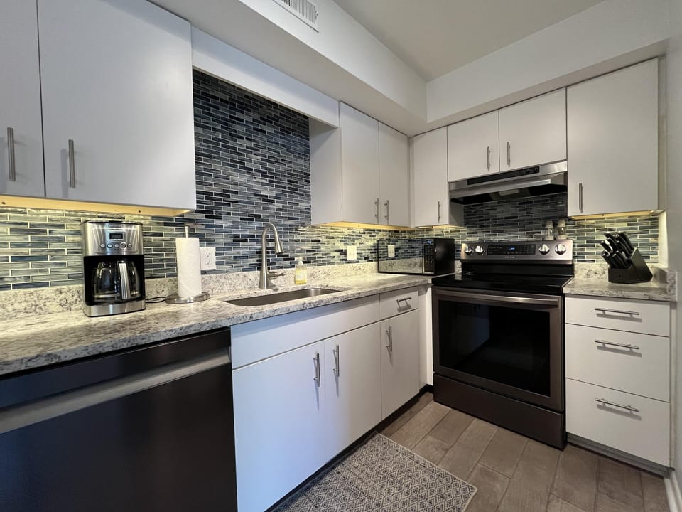 Recently renovated and stocked with everything you need to provide fantastic meals at home!