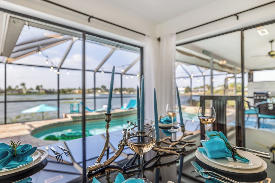 Indoor outdoor living!  This is Florida life.