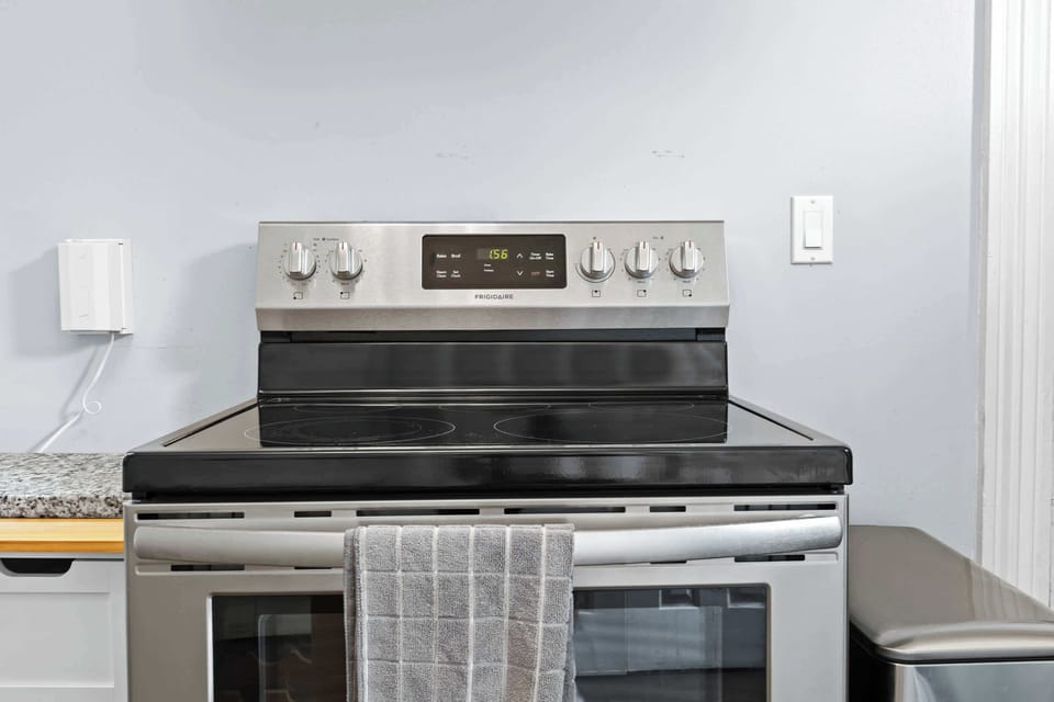 Kitchen: Coffee maker, cookware, and everything in between — your kitchen away from home is ready.