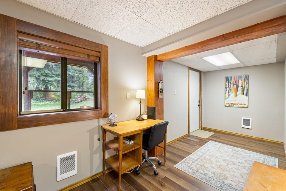 Workspace downstairs