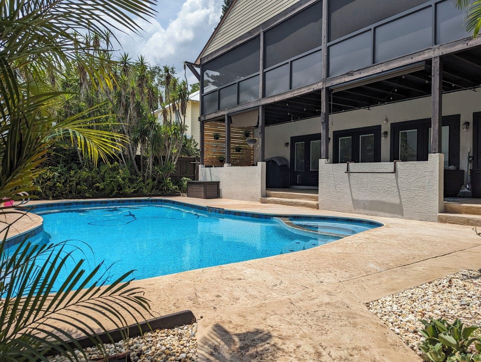 Shared Pool in backyard