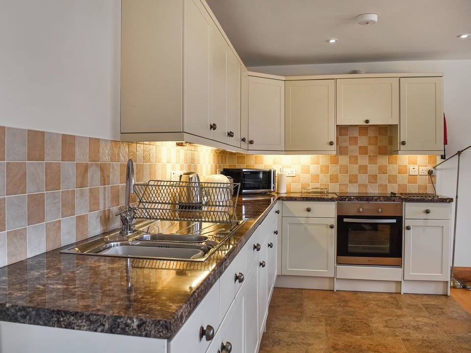 Kitchen area | Bramble Cottage - Woodlands Farm, Somerton