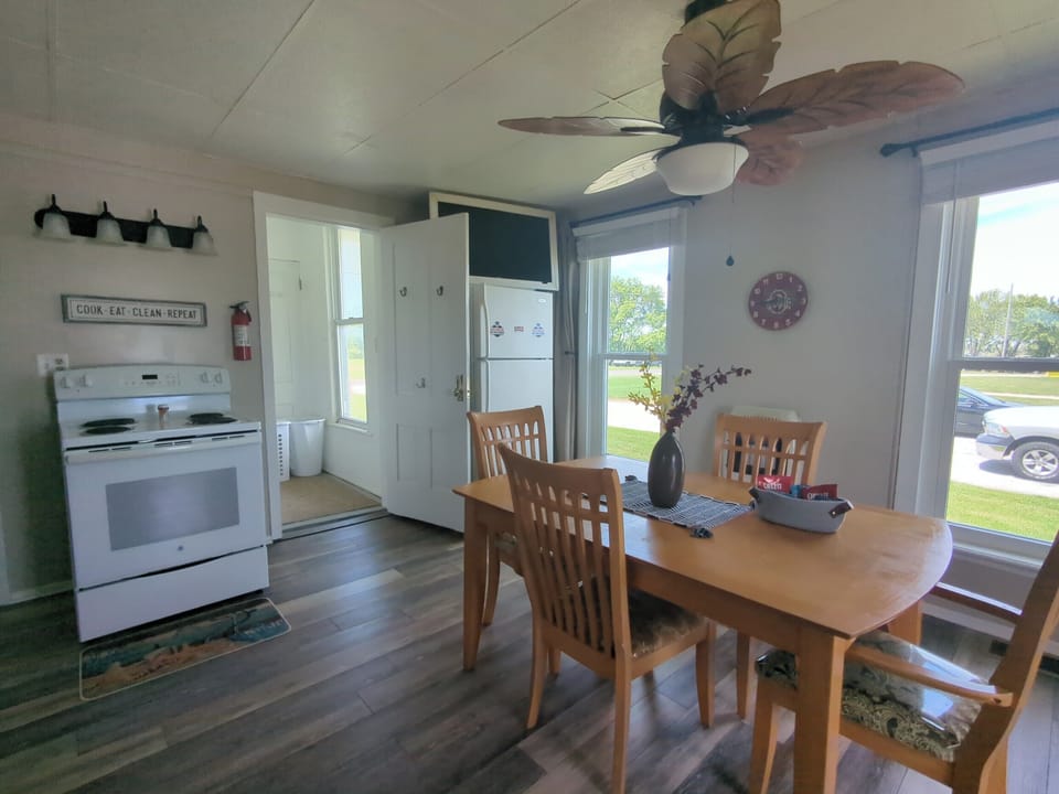 Laundry room located off the kitchen.