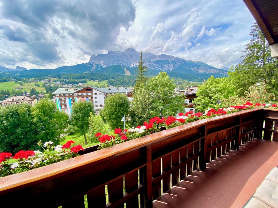 Balcony in summer