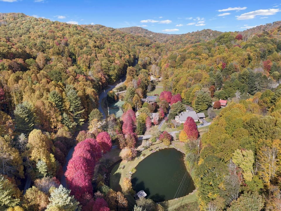 Stocked trout pond
