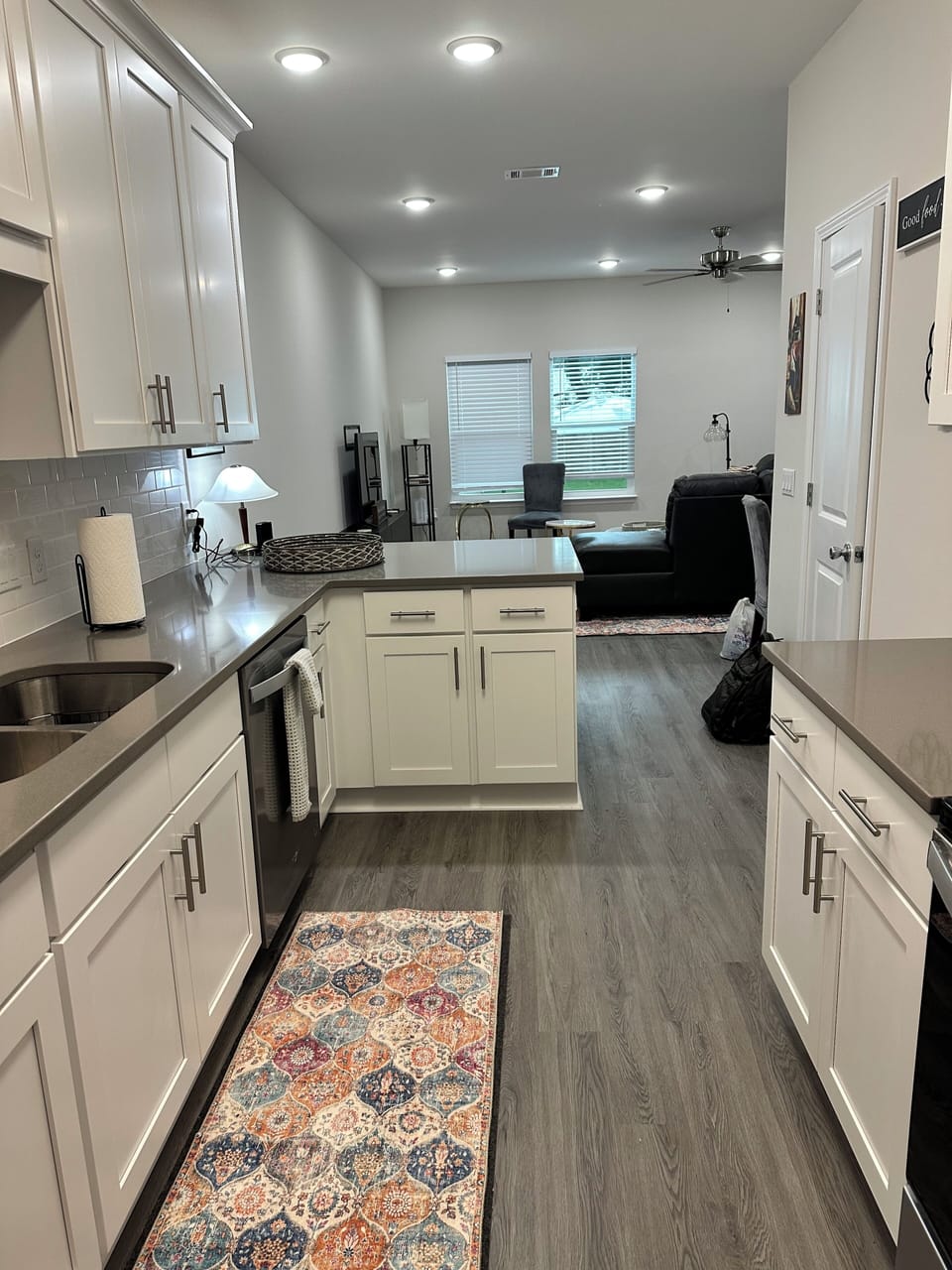 Kitchen well stocked and all new appliances