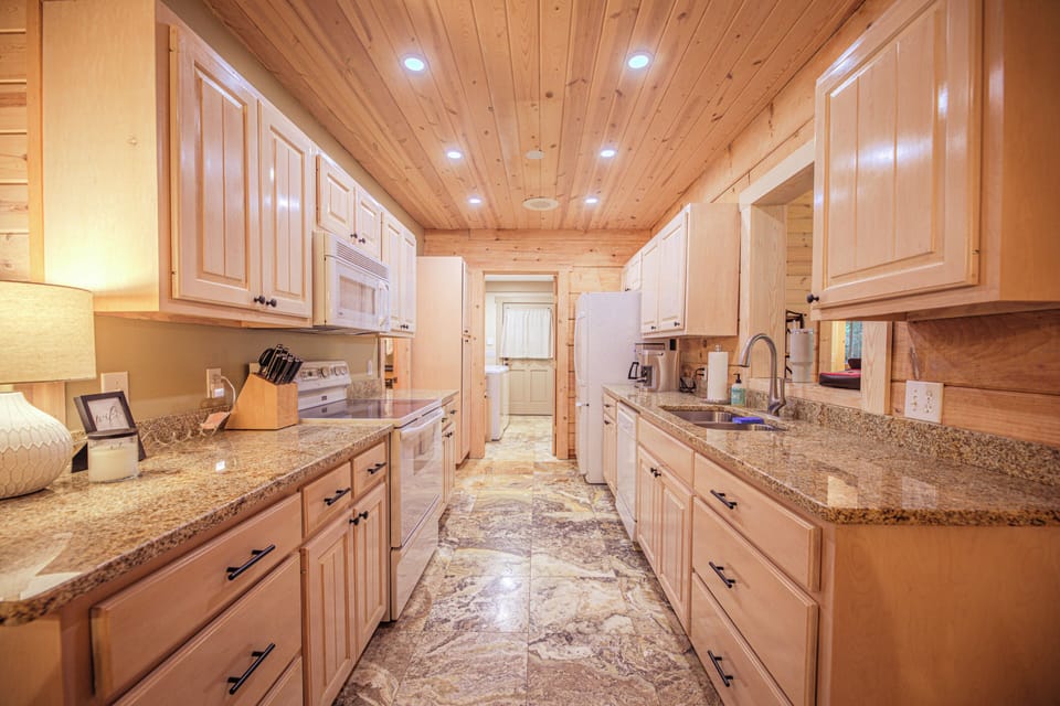 Well-stocked kitchen