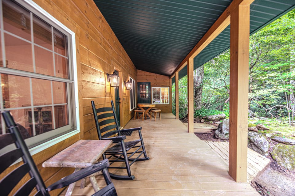 Front covered porch 
